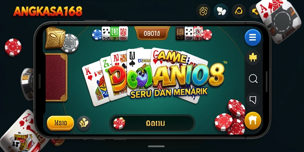 Screenshot gameplay ANGKASA168 yang menggambarkan keseruan bermain Domino.
