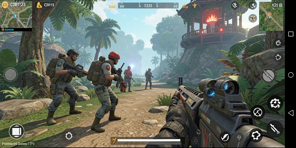 Tampilan gameplay seru dari CERI123 dalam aksi TPS yang mendebarkan.