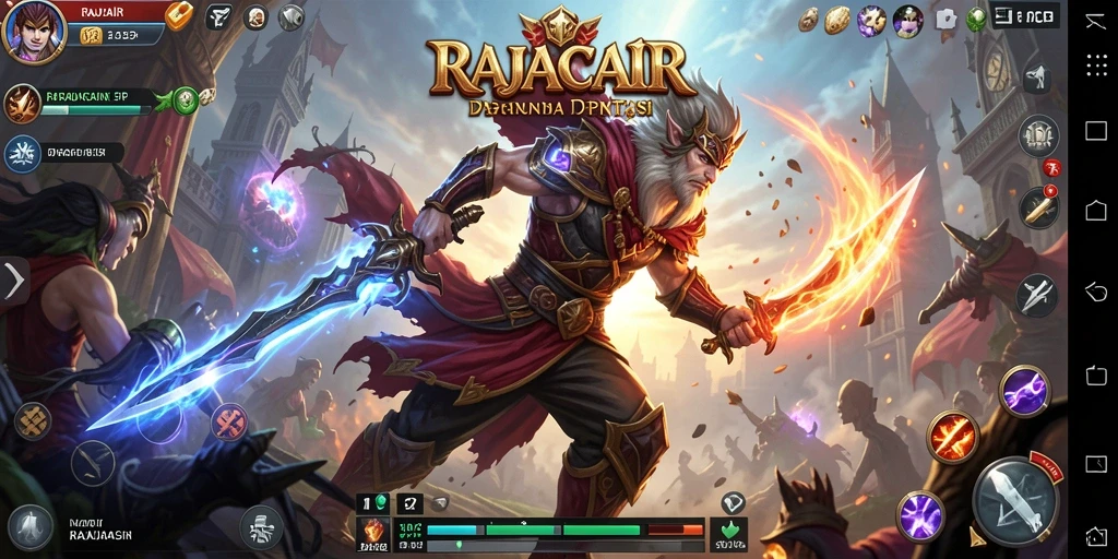 Tampilan gameplay RAJACAIR yang penuh aksi dan adu strategi.