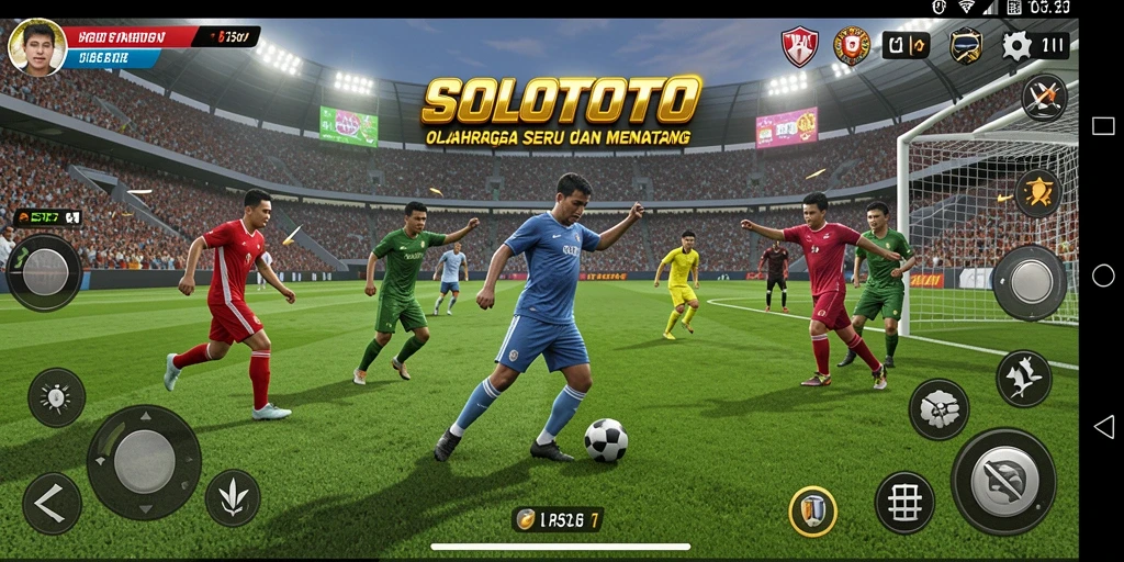 Tampilan menarik dari gameplay SOLOTOTO yang menampilkan olahraga.