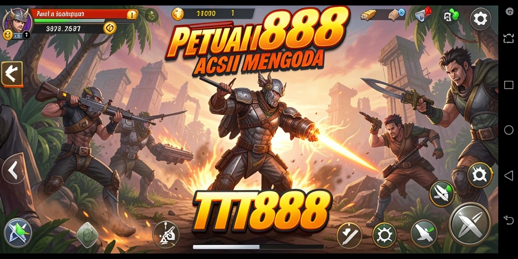 Tampilan gameplay TTT888 penuh aksi dan tantangan.
